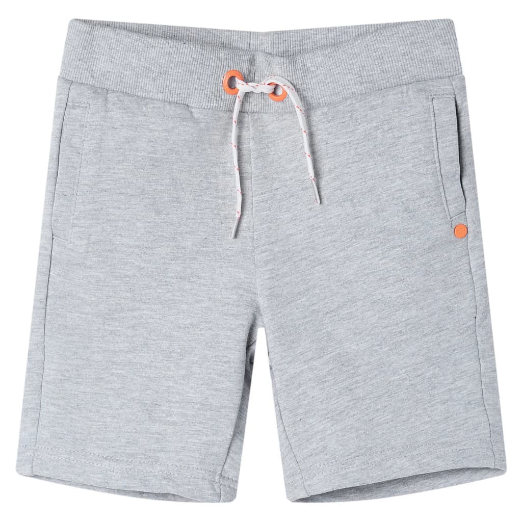 VidaXL Kindershorts mit Kordelzug 128 Grau