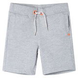 VidaXL Kindershorts mit Kordelzug 128 Grau