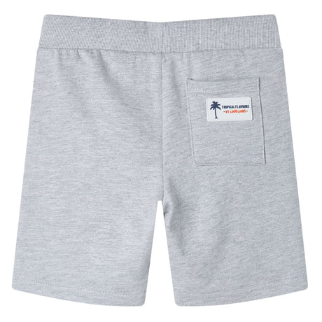 VidaXL Kindershorts mit Kordelzug 140 Grau