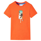 VidaXL Kindershirt 92 Dunkelorange