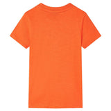 VidaXL Kindershirt 116 Dunkelorange