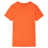 VidaXL Kindershirt 128 Dunkelorange