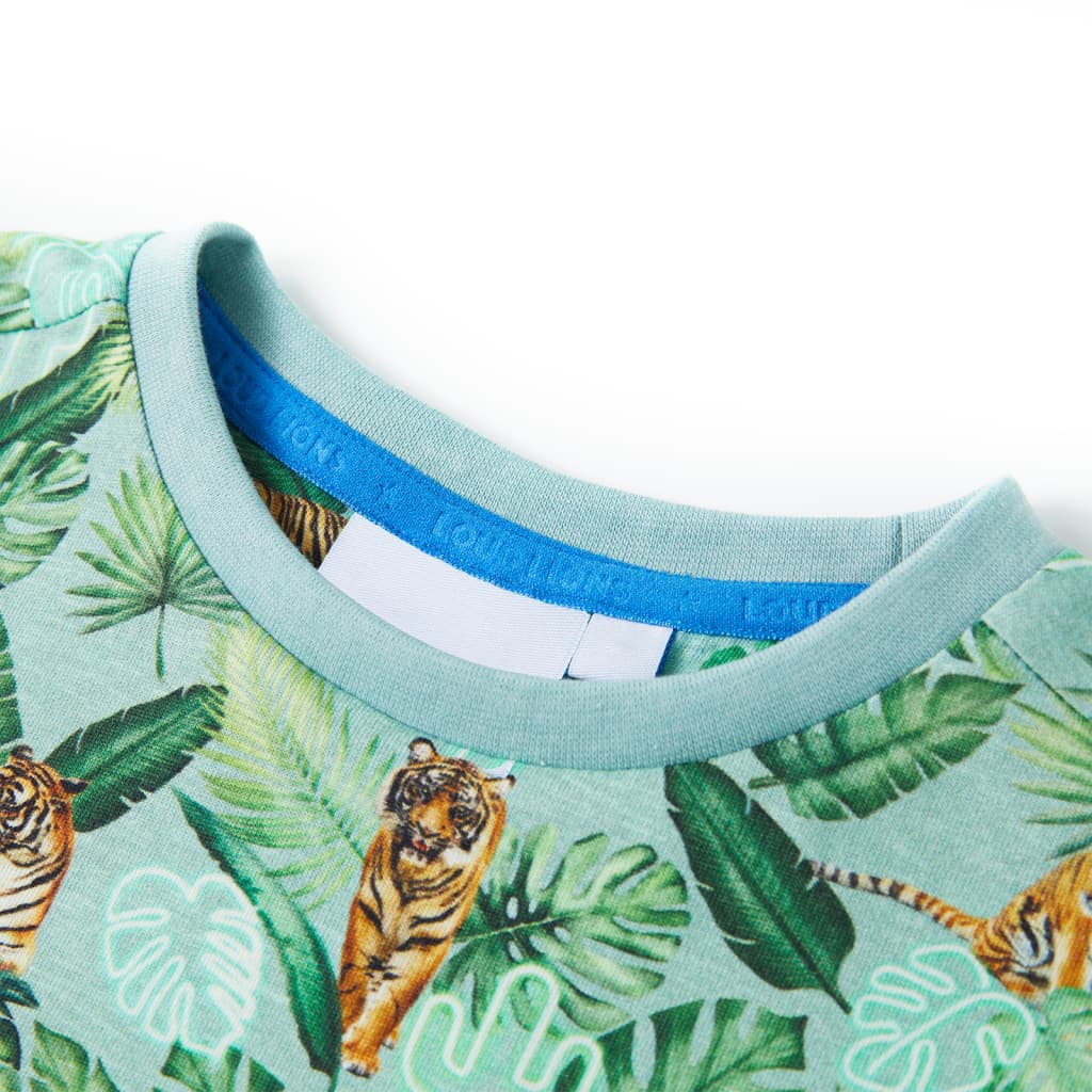 VidaXL Kindershirt 116 hellgrün gemischt