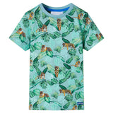 VidaXL Kindershirt 128 hellgrün gemischt