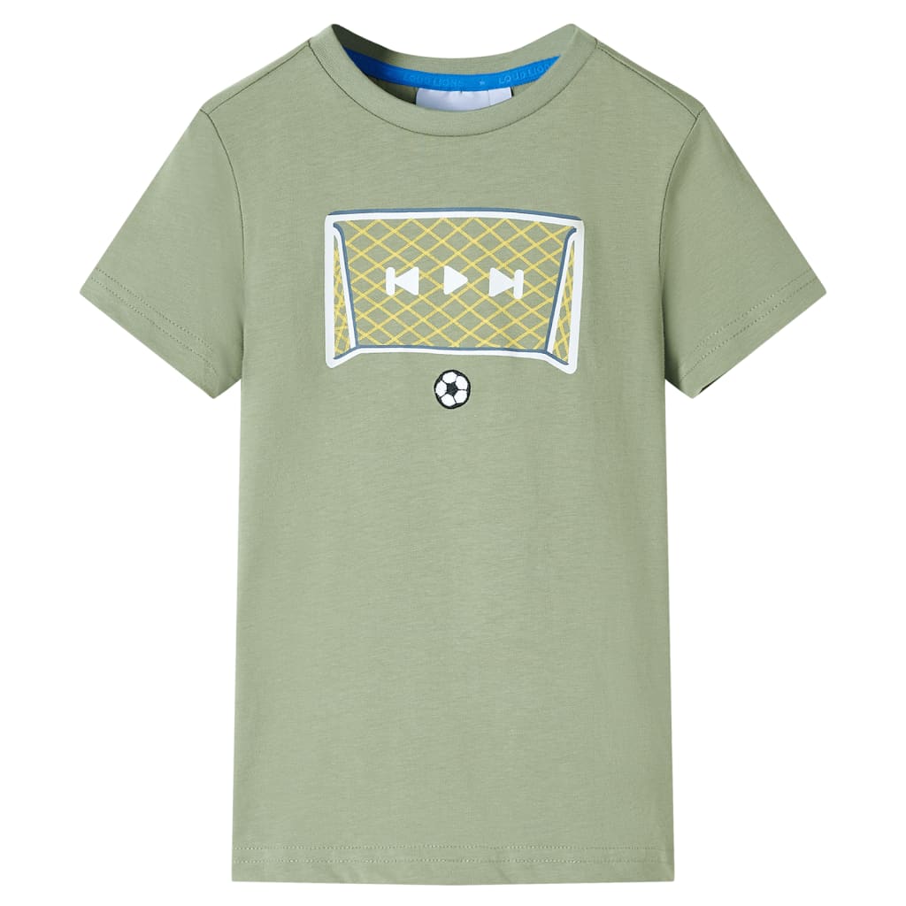 VidaXL Kinderhemd 128 helles Khaki