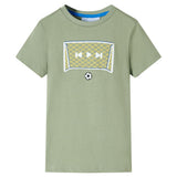VidaXL Kinderhemd 128 helles Khaki