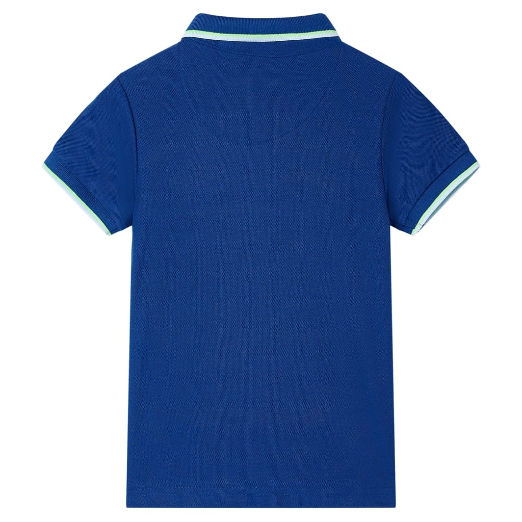 VidaXL Kinderpoloshirt 104 dunkelblau
