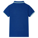 VidaXL Kinderpoloshirt 128 dunkelblau