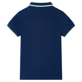 VidaXL Kinderpoloshirt 116 Marineblau