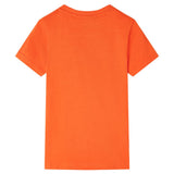 VidaXL Kindershirt 92 Dunkelorange