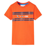 VidaXL Kindershirt 116 Dunkelorange