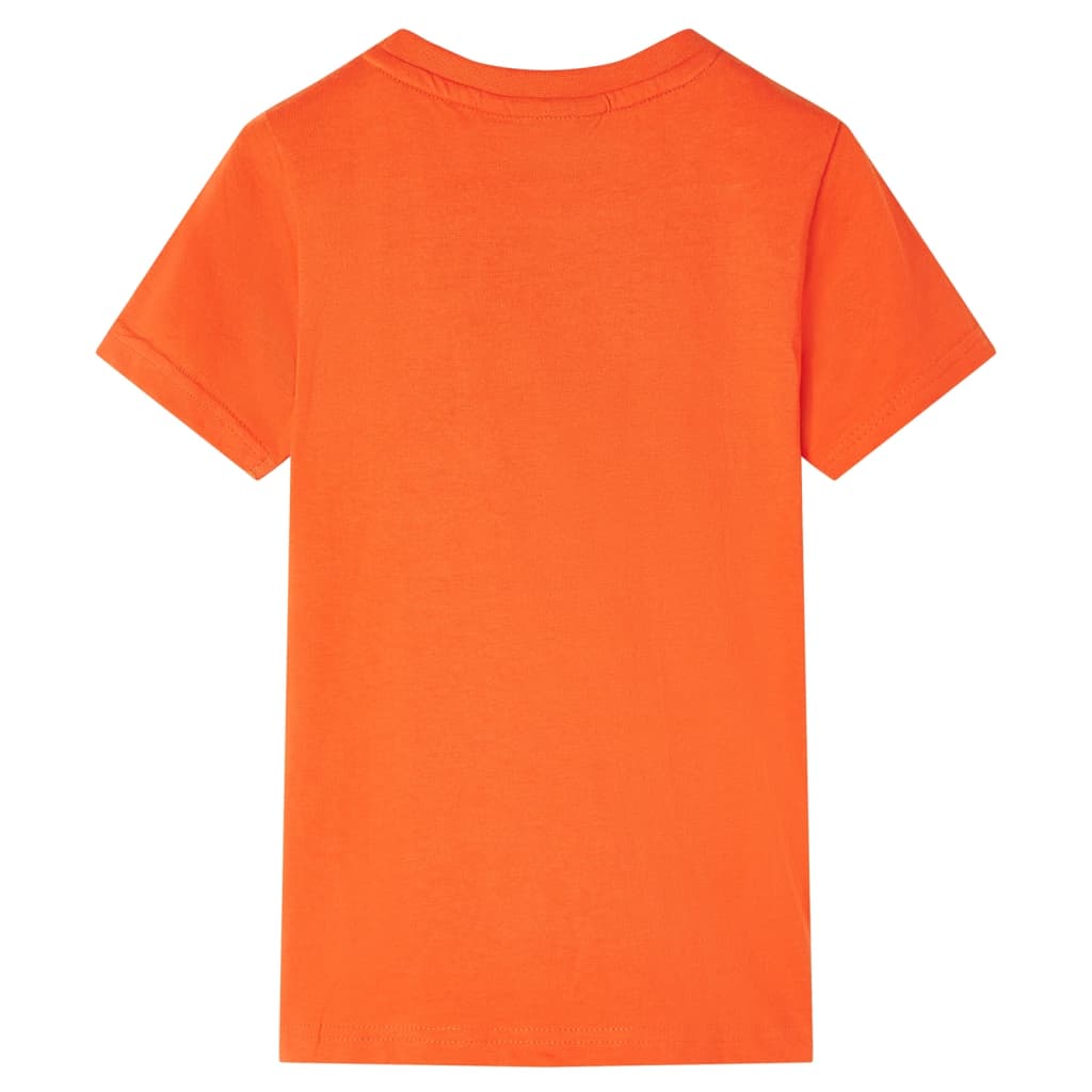 VidaXL Kindershirt 128 Dunkelorange
