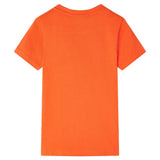 VidaXL Kindershirt 128 Dunkelorange