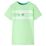 VidaXL Kindershirt 92 neongrün