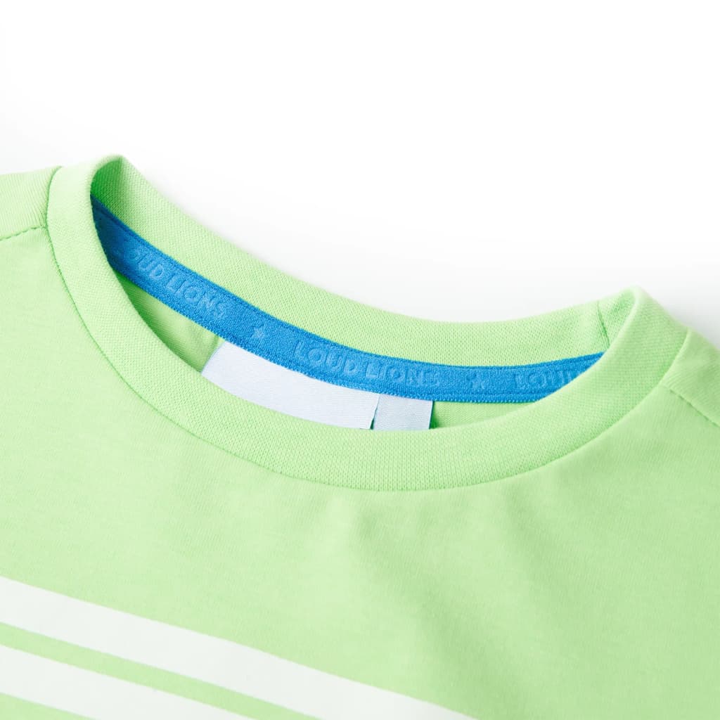 VidaXL Kindershirt 92 neongrün