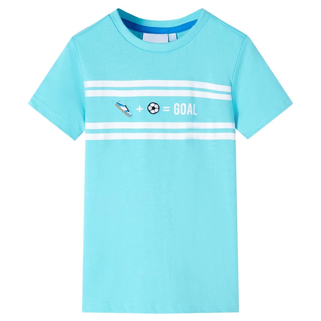 VidaXL Kinderhemd 128 Meeresblau