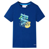 VidaXL Kindershirt 140 dunkelblau