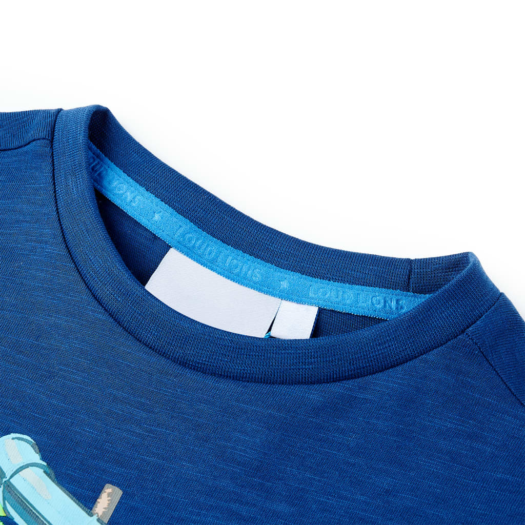 VidaXL Kindershirt 140 dunkelblau