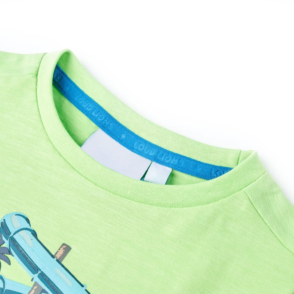 VidaXL Kindershirt 116 neongrün