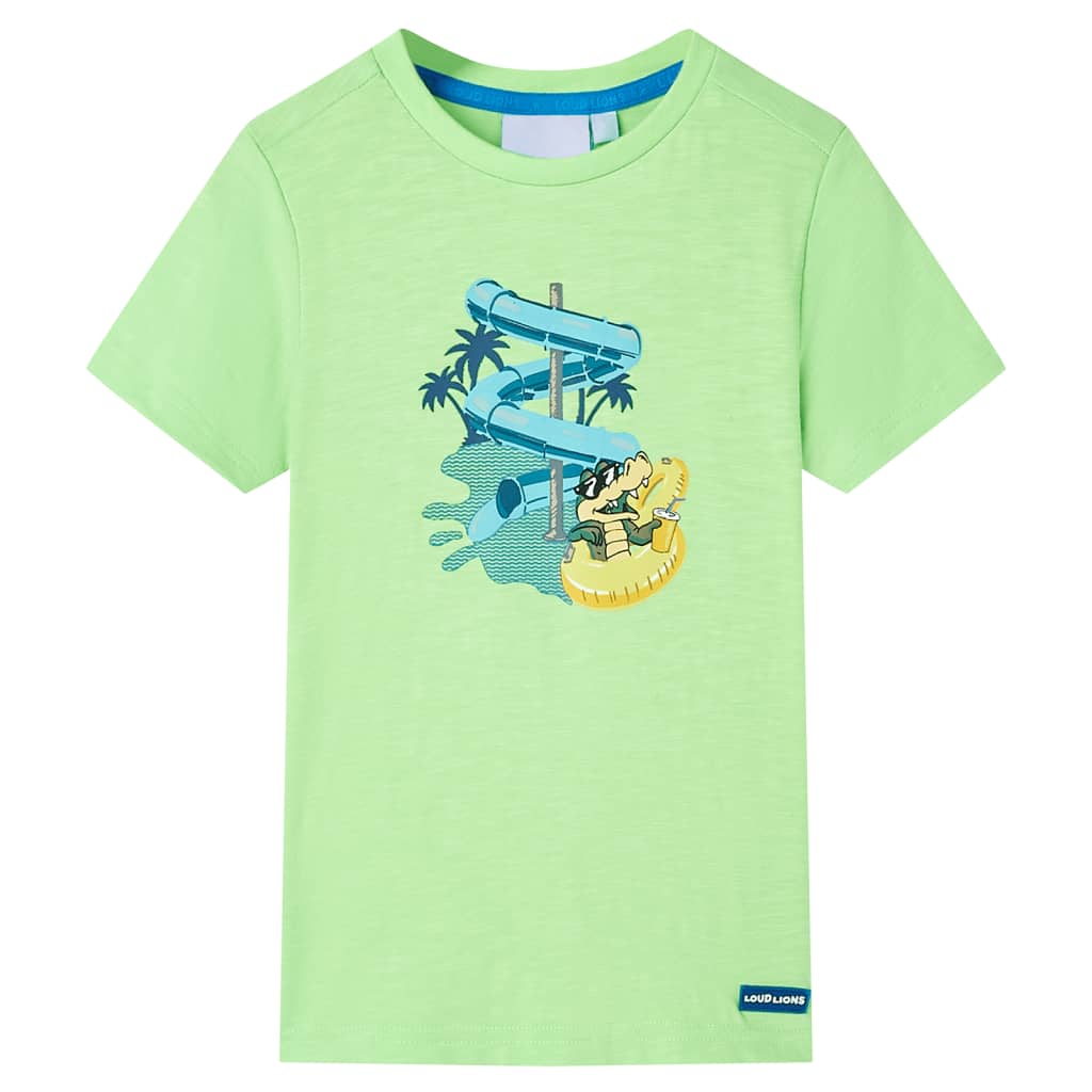 VidaXL Kindershirt 140 neongrün
