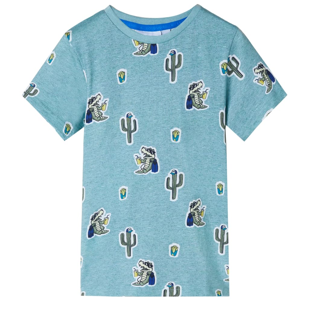 VidaXL Kindershirt 92 hellgrün gemischt