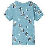 VidaXL Kindershirt 140 hellgrün gemischt