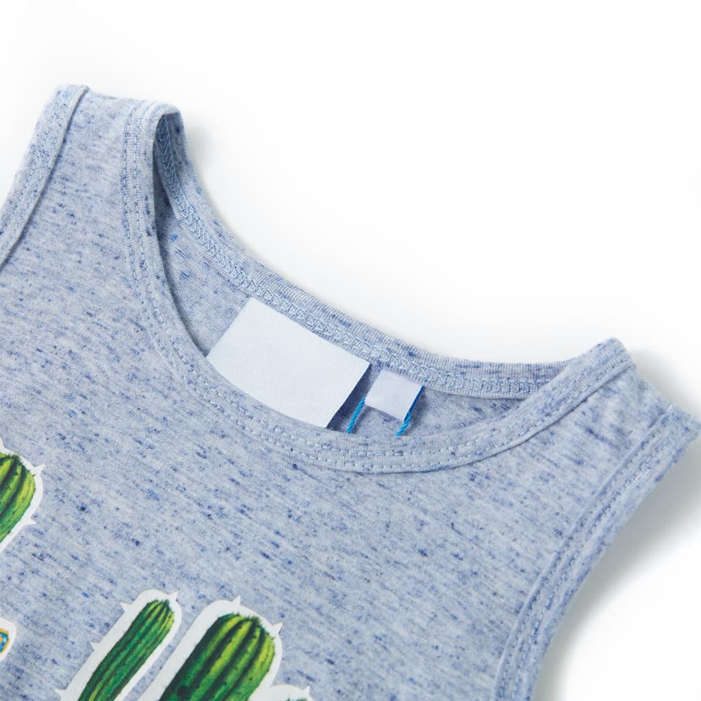 VidaXL Kinder-Top 140 gemischtes Blau