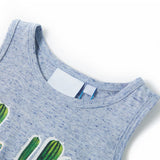 VidaXL Kinder-Top 140 gemischtes Blau