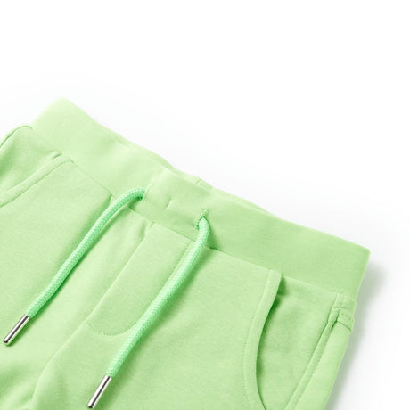 VidaXL Kindershorts 128 fluoreszierendes Grün