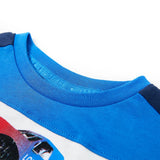 VidaXL Kinderhemd 92 Blau und Marineblau