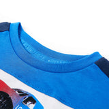 VidaXL Kinderhemd 128 Blau und Marineblau