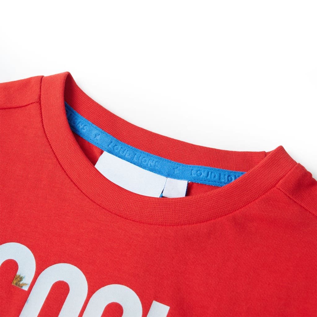 VidaXL Kindershirt 92 rot