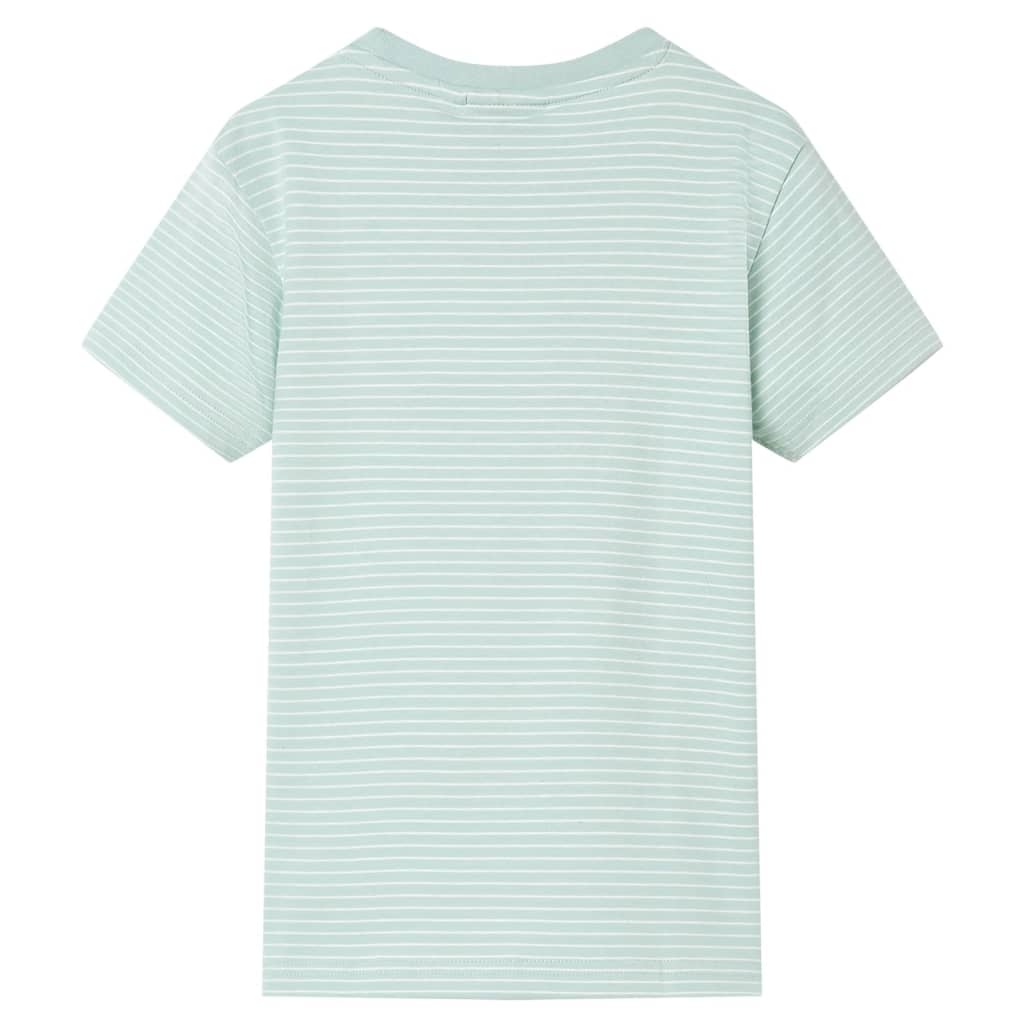 VidaXL Kindershirt mit Streifen 128 hellmint