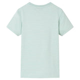 VidaXL Kindershirt mit Streifen 128 hellmint