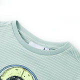 VidaXL Kindershirt mit Streifen 140 hellmint
