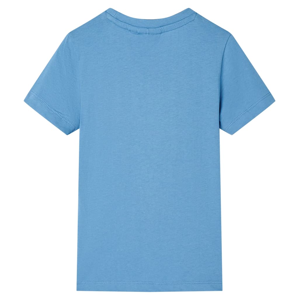 VidaXL Kindershirt 128 mittelblau