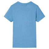 VidaXL Kindershirt 128 mittelblau