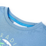 VidaXL Kindershirt 140 Mittelblau