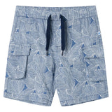 VidaXL Kindershorts mit Kordelzug 92 dunkelblau