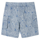 VidaXL Kindershorts mit Kordelzug 128 dunkelblau