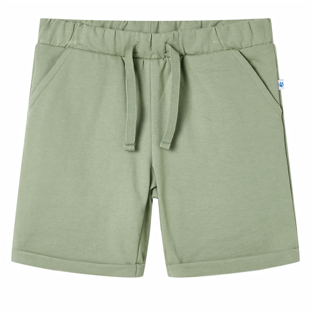 VidaXL Kindershorts mit Kordelzug 116 helles Khaki