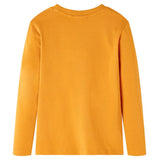 VidaXL Kindershirt mit langen Ärmeln 104 Ocker