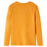 VidaXL Kindershirt mit langen Ärmeln 116 Ocker