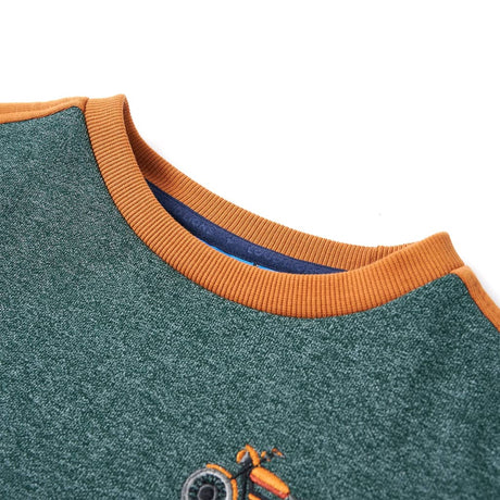 VidaXL Kinderpullover 92 dunkelgrün gemischt