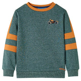VidaXL Kinderpullover 116 dunkelgrün gemischt