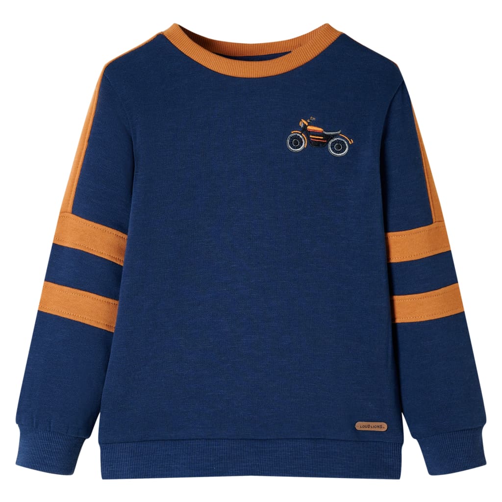 VidaXL Kinderpullover 128 Indigoblau