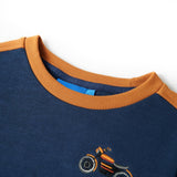 VidaXL Kinderpullover 128 Indigoblau