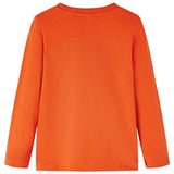 VidaXL Kindershirt mit langen Ärmeln 92 Orange