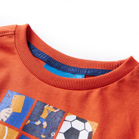 VidaXL Kindershirt mit langen Ärmeln 92 Orange
