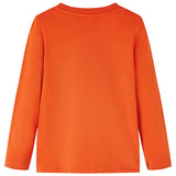 VidaXL Kindershirt mit langen Ärmeln 104 Orange